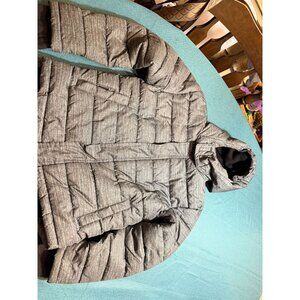 Thereabouts Kids Medium Gray Hooded Puffer Jacket With Fleece Lining Size 10/12